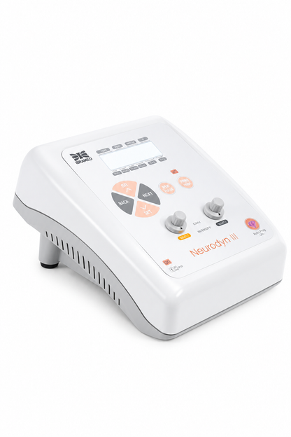 Aparelho de Eletroestimulação Portátil TENS, FES e Burst com 2 Canais – Neurodyn III Ibramed