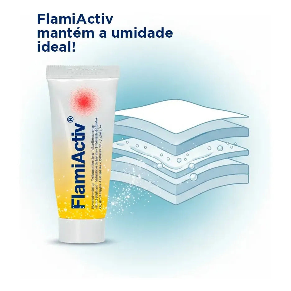Gel Coloide Hidroativo com Arginina para Feridas Superficiais – Flamiactiv Flen Health