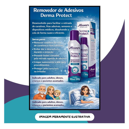 Removedor de Adesivo de Curativos em Spray Aerossol 50 ml – Derma Protect Missner