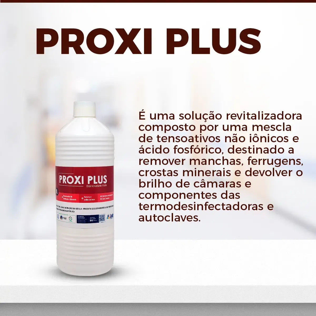 Removedor de Oxidação para Autoclaves e Aço Inox 750 ml – Proxiplus Labnews