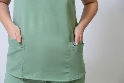 SCRUB BIA - EM CREPE LEVE