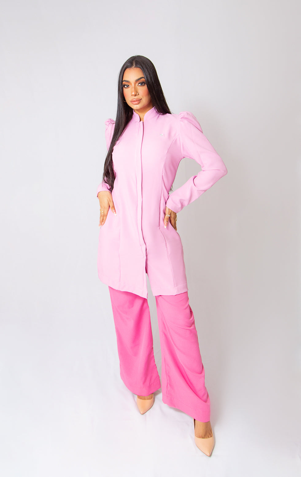 JALECO LARA - EM CREPE DE ALFAIATARIA