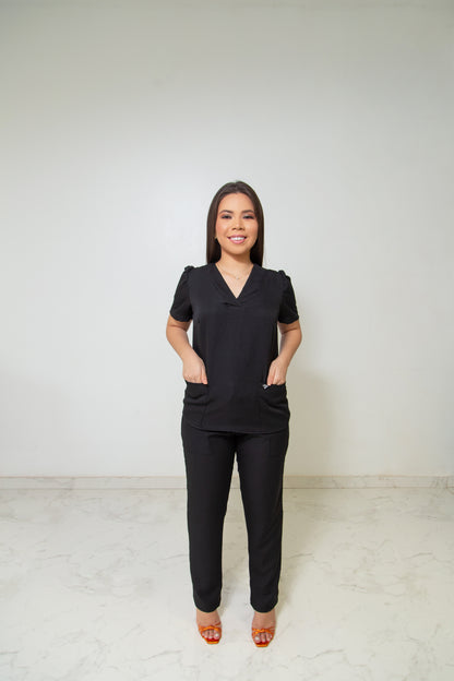 SCRUB BIA - EM CREPE LEVE