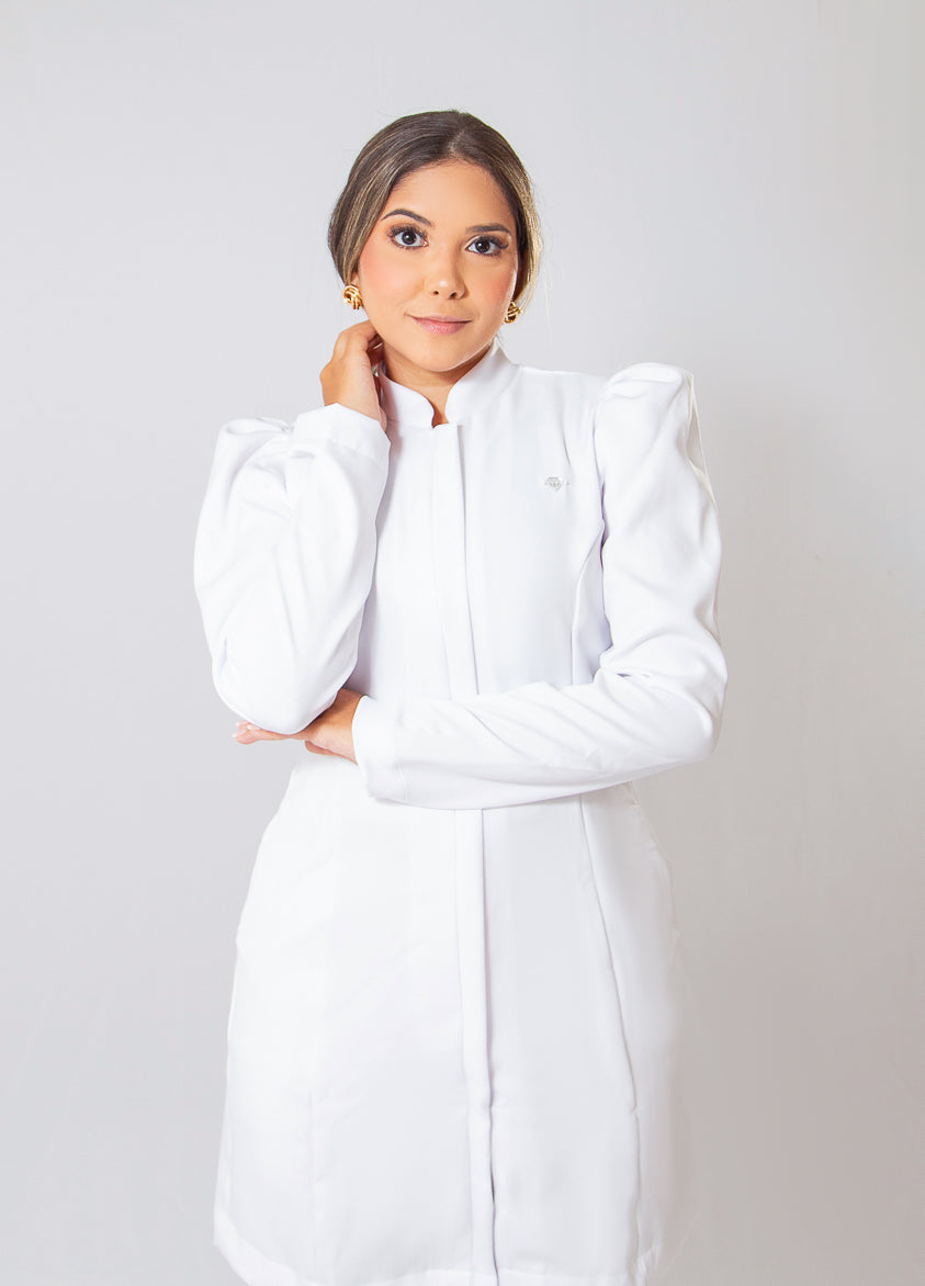 JALECO LARA - EM CREPE DE ALFAIATARIA