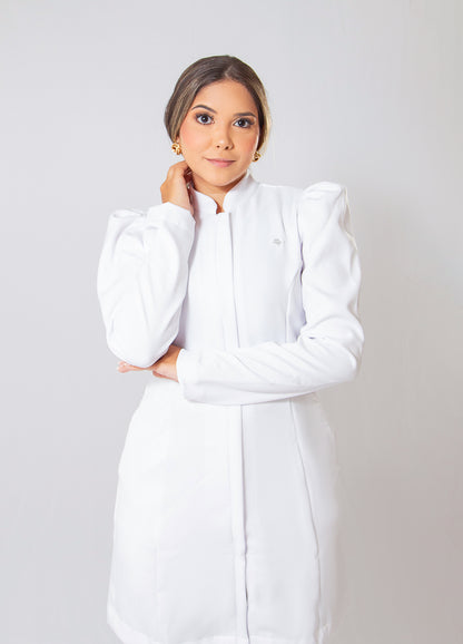 JALECO LARA - EM CREPE DE ALFAIATARIA