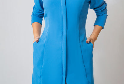 JALECO LARA - EM CREPE DE ALFAIATARIA