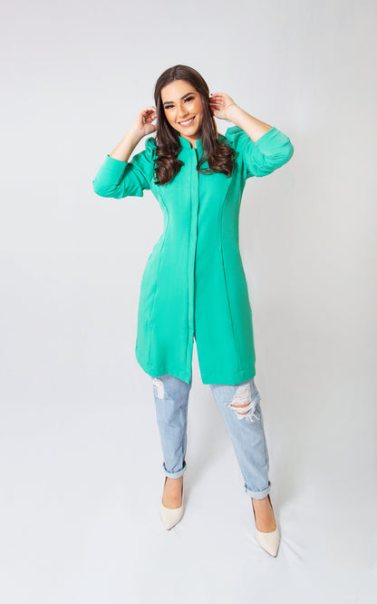 JALECO LARA - EM CREPE DE ALFAIATARIA