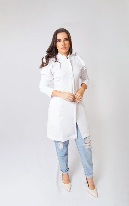 JALECO LARA - EM CREPE DE ALFAIATARIA