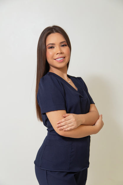 SCRUB BIA - EM CREPE LEVE