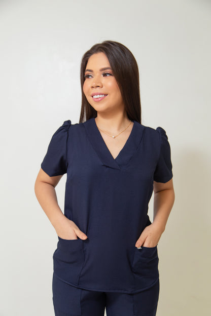 SCRUB BIA - EM CREPE LEVE