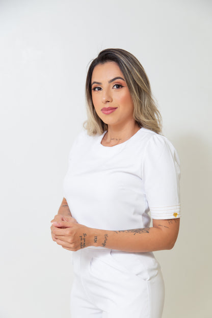 SCRUB MARA - EM CREPE DE ALFAIATARIA