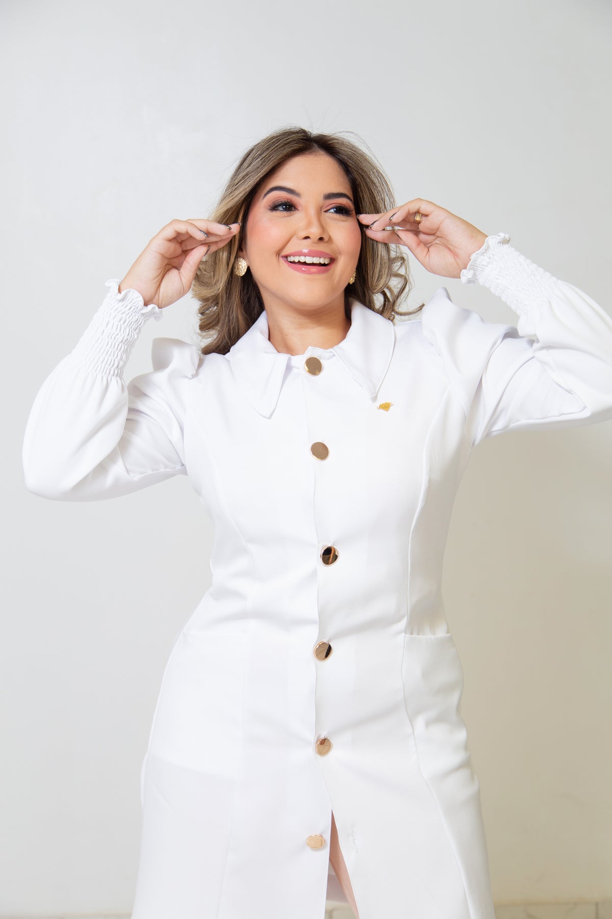 JALECO ISE - EM CREPE DE ALFAIATARIA