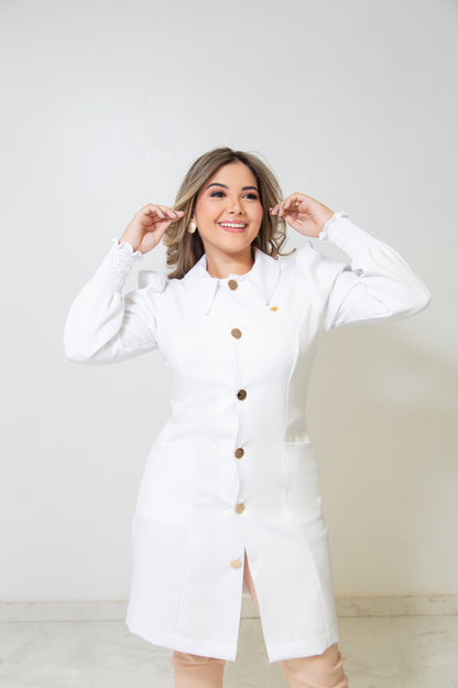 JALECO ISE - EM CREPE DE ALFAIATARIA