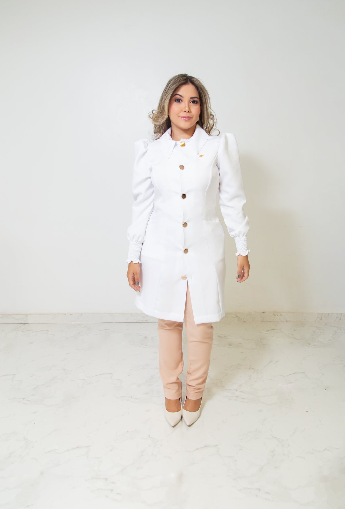 JALECO ISE - EM CREPE DE ALFAIATARIA