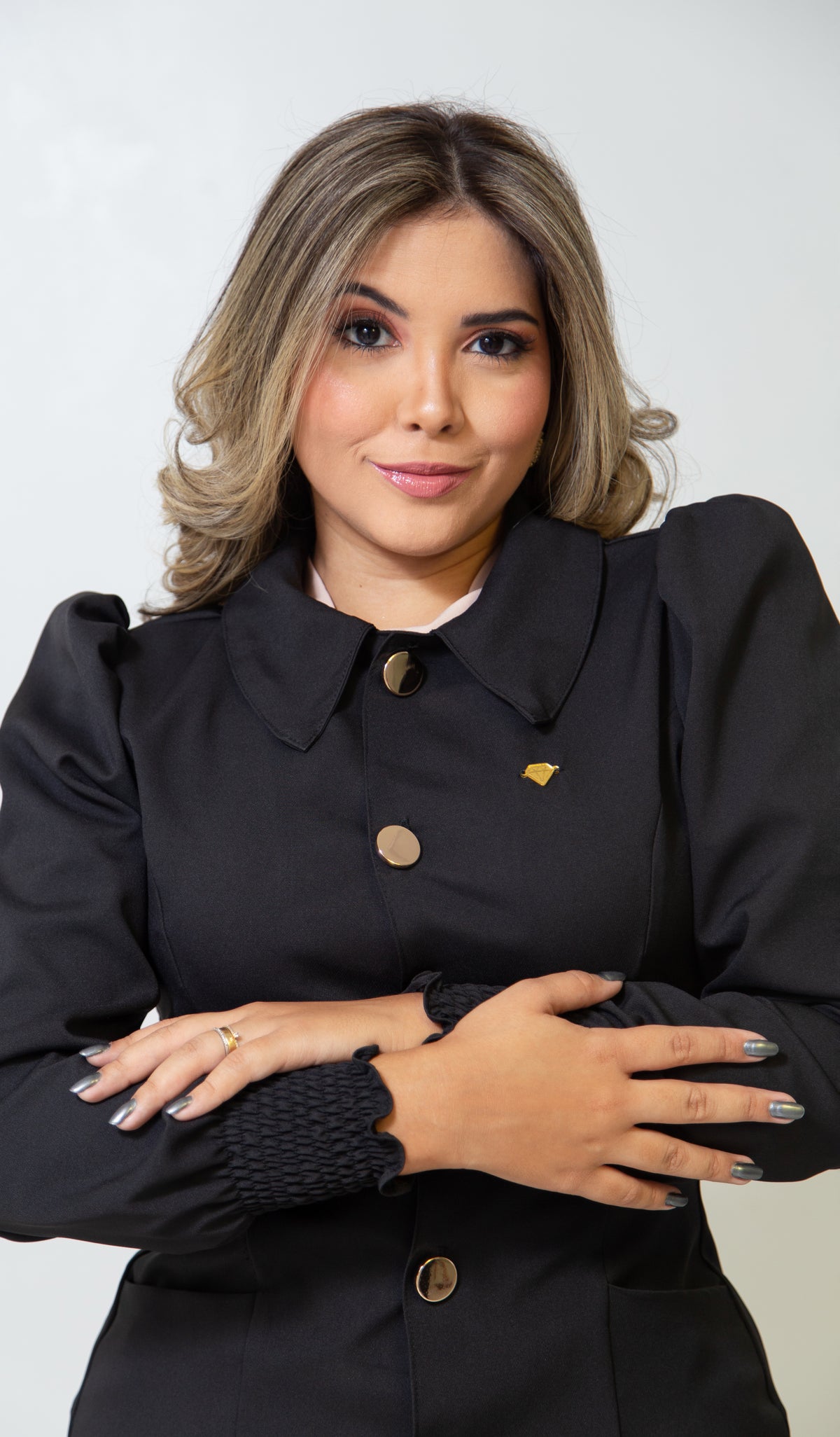 JALECO ISE - EM CREPE DE ALFAIATARIA