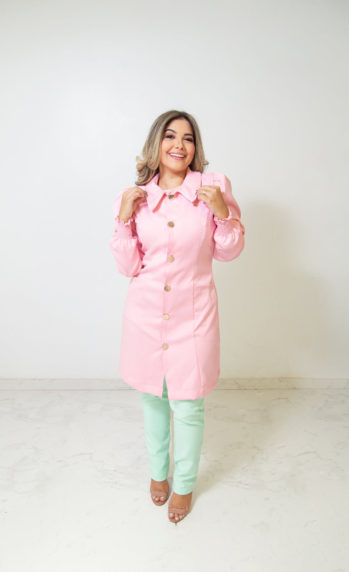 JALECO ISE - EM CREPE DE ALFAIATARIA