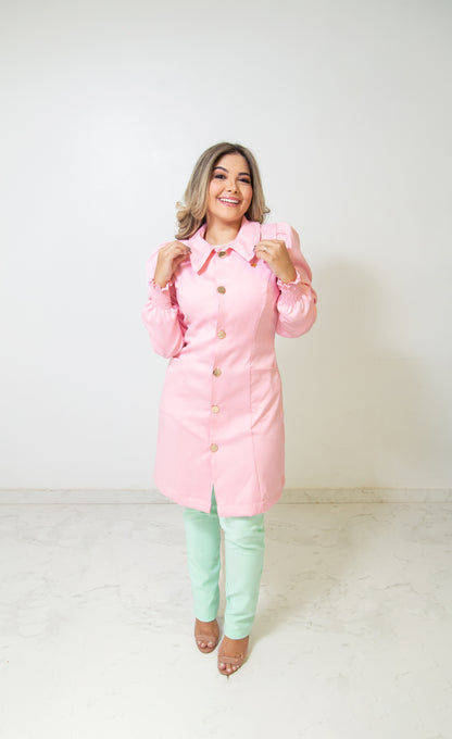 JALECO ISE - EM CREPE DE ALFAIATARIA