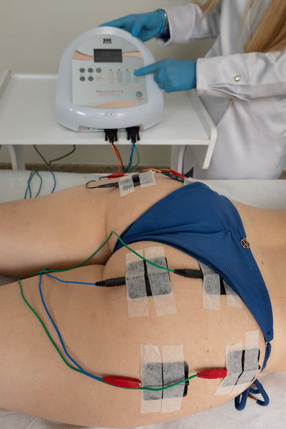 Aparelho de Eletroterapia TENS, FES e Corrente Russa com 4 Canais – Neurodyn II Ibramed