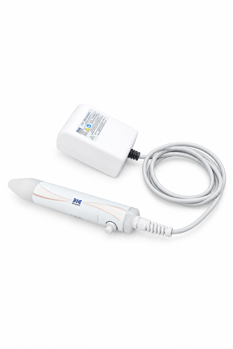 Aparelho de Alta Frequência Portátil para Tratamento Facial e Capilar – HF Ibramed