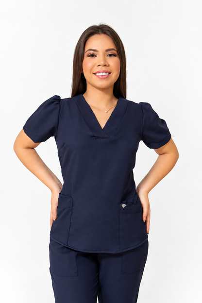 SCRUB BIA - EM CREPE LEVE